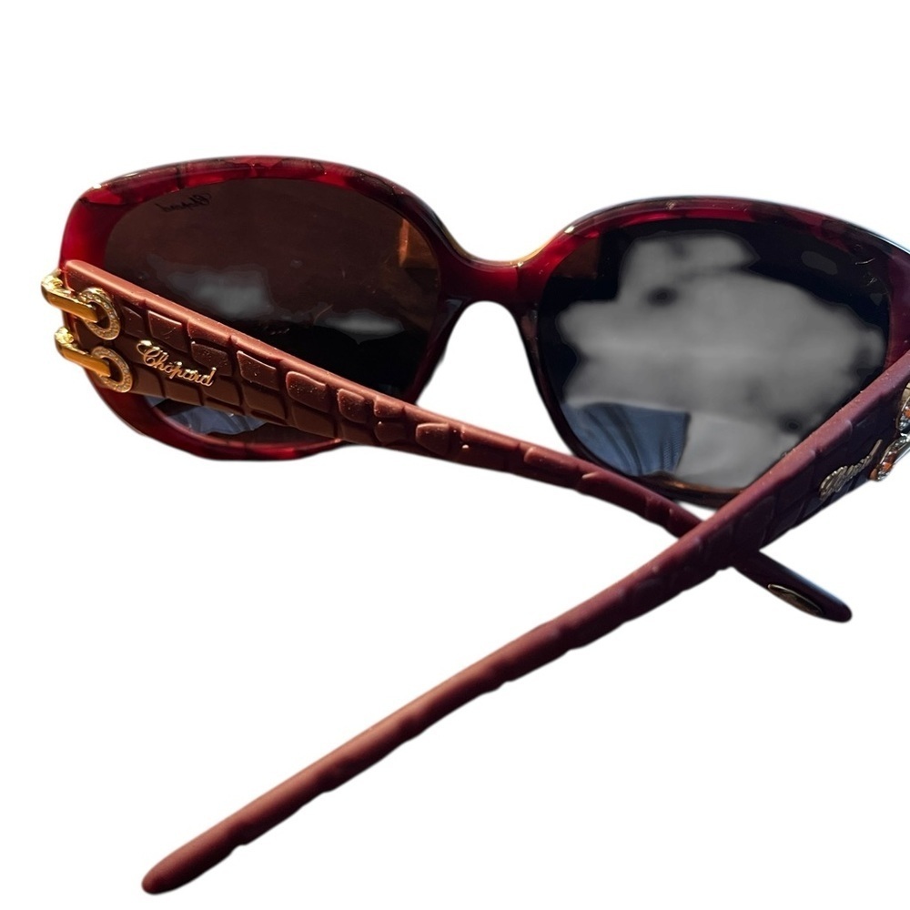 Chopard Maroon Sunglasses - Picture 5 of 7